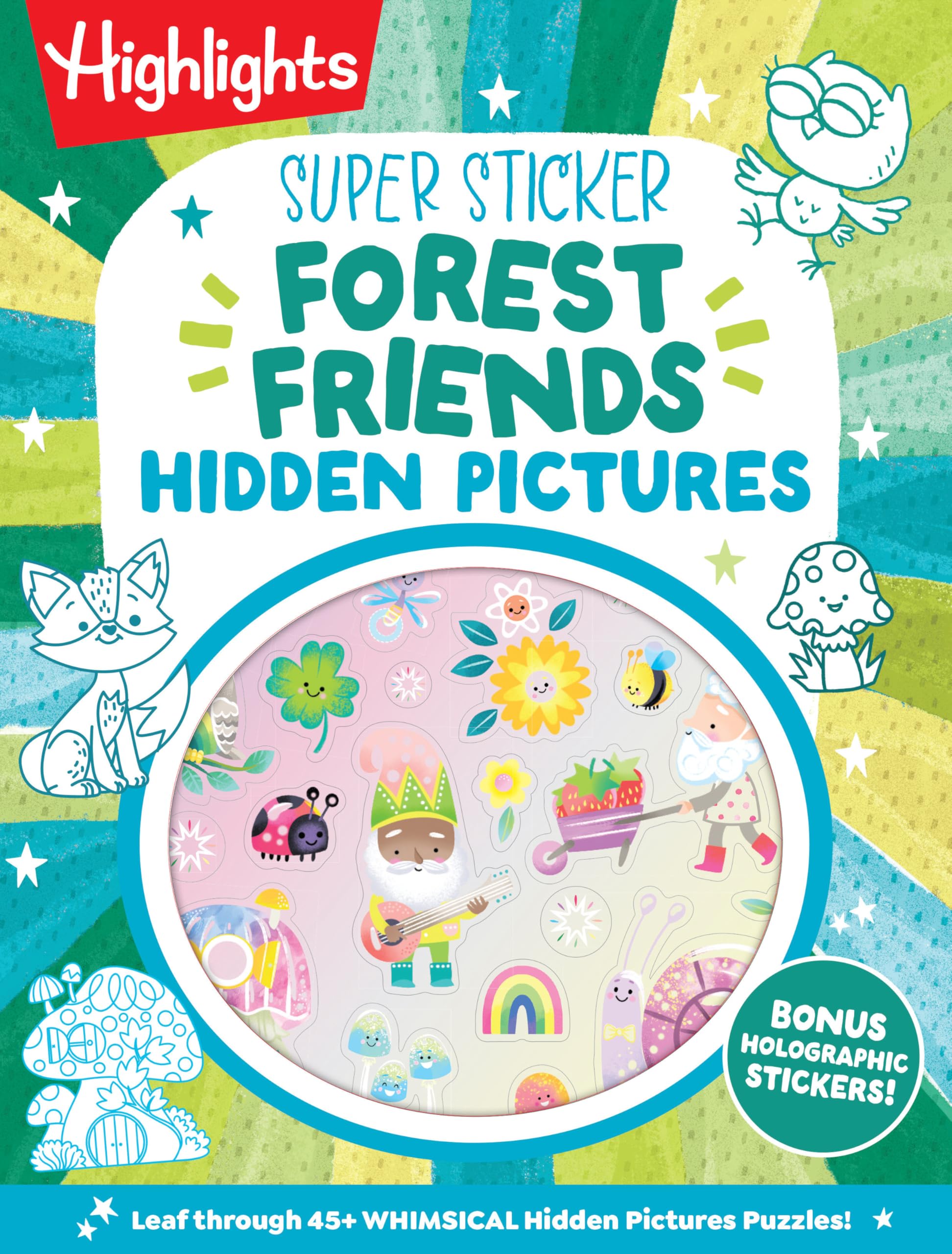 Super Sticker Forest Friends Hidden Pictures (Hidden Pictures Sticker Books)