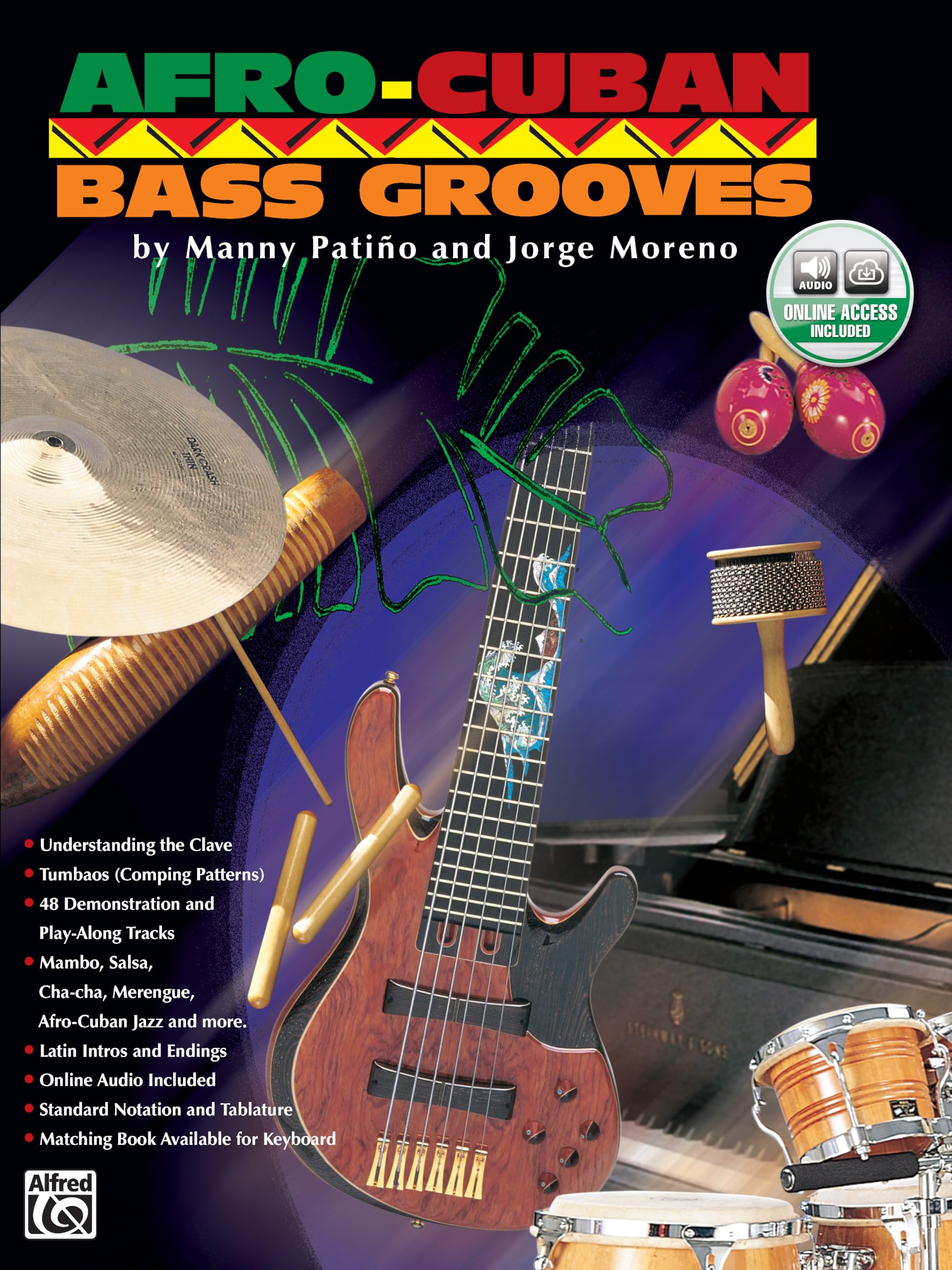 AfroCuban Bass Grooves: Book & Online Audio