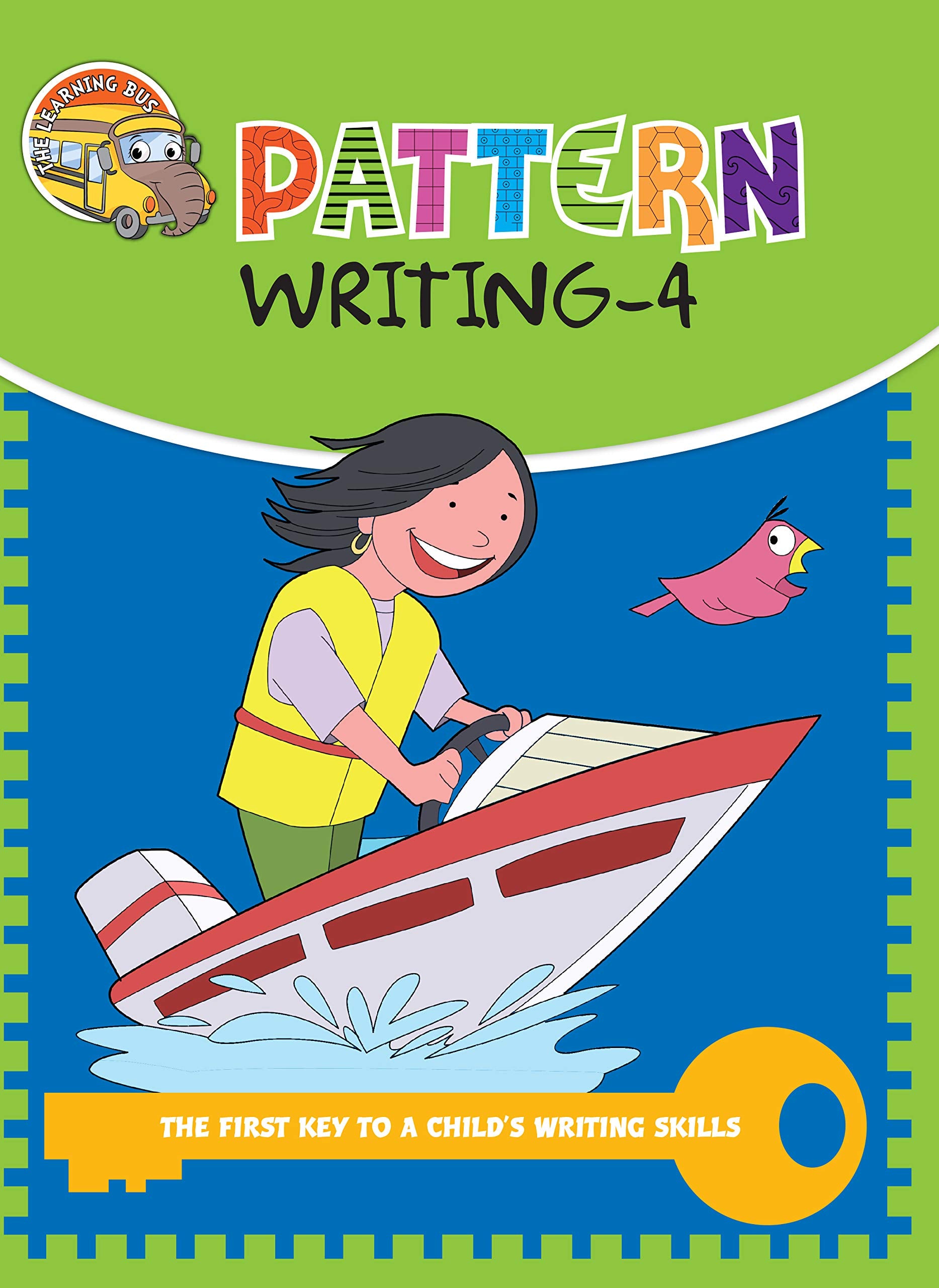 Activity Book : Pattern Writing Book 4:Pattern Practice Activity Book For Kids