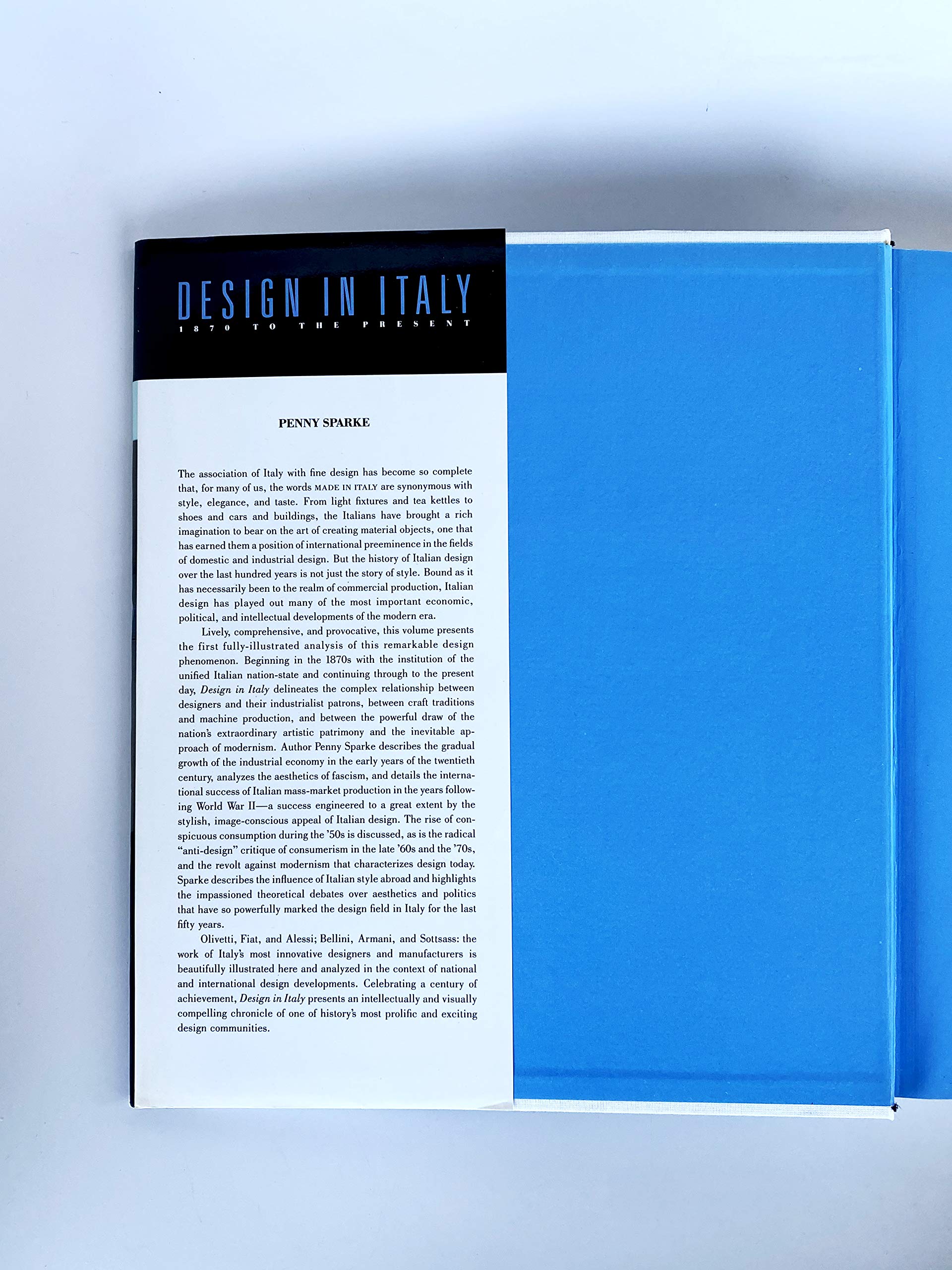 Design in Italy: 1870 To the Present,Used