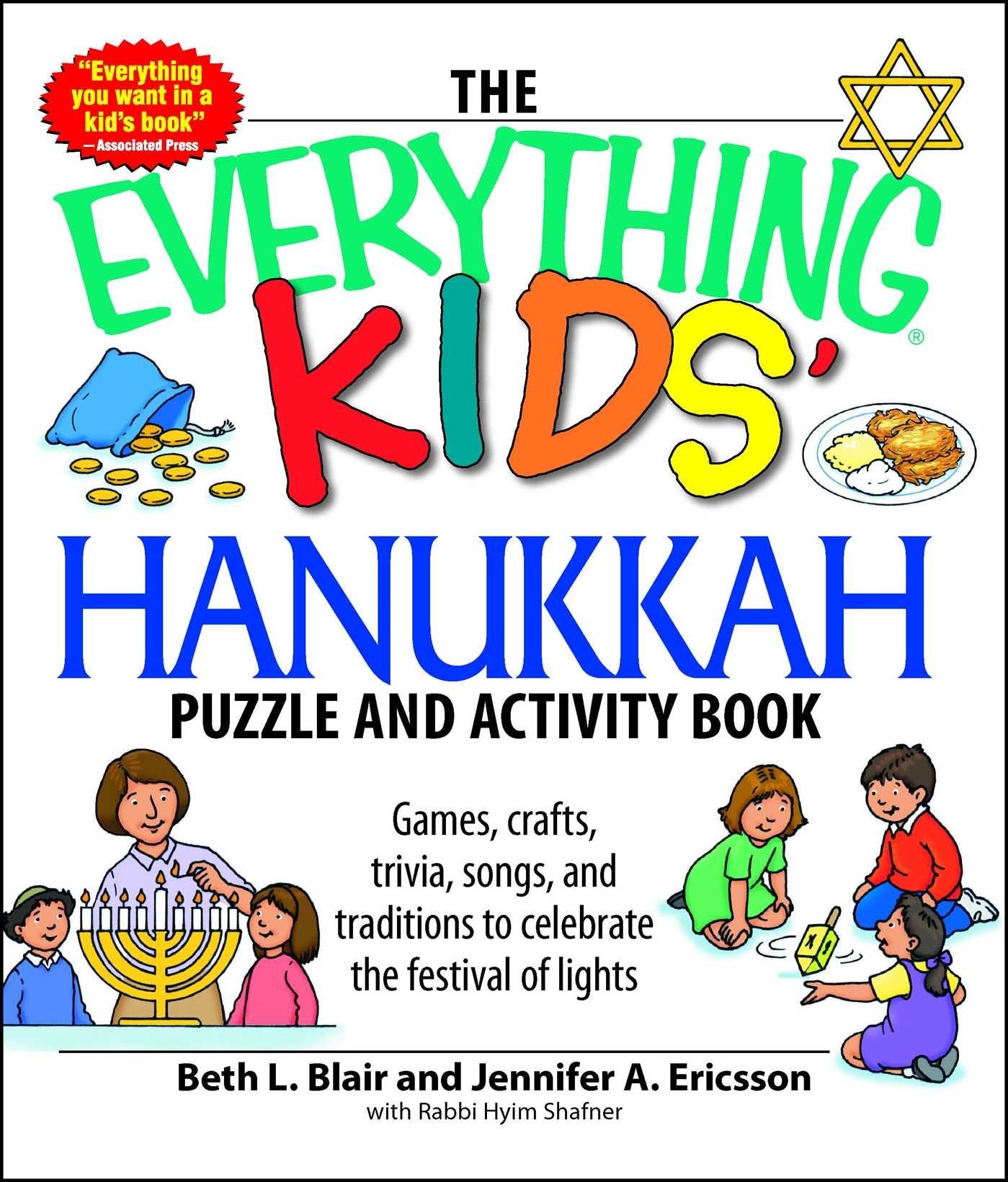 The Everything Kids' Hanukkah Puzzle & Activity Book: Games, crafts, trivia, songs, and traditions to celebrate the festival of ,Used