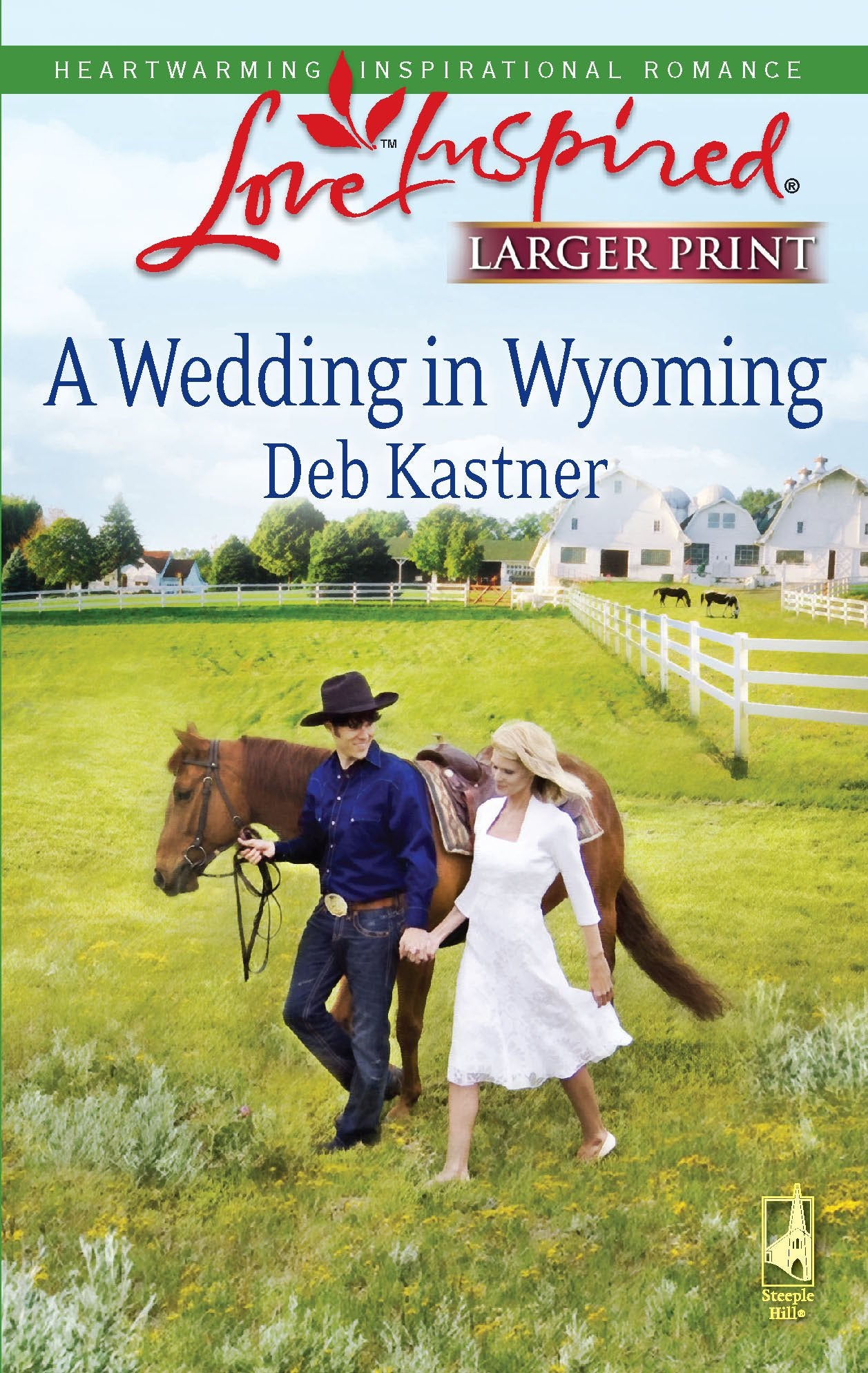 A Wedding in Wyoming (Love Inspired Large Print),Used