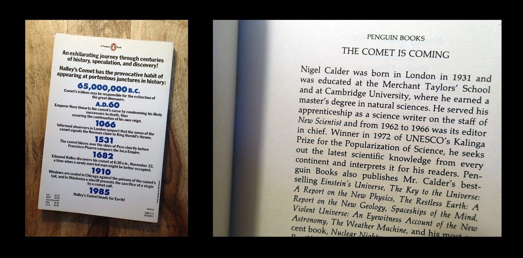 The Comet is Coming!: The Feverish Legacy of Mr. Halley,Used