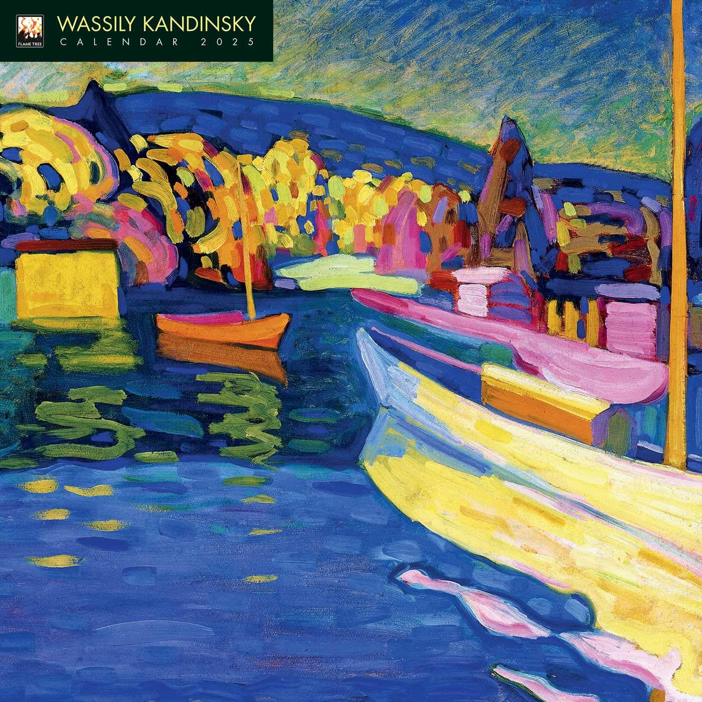 Wassily Kandinsky Wall Calendar 2025 (Art Calendar),New