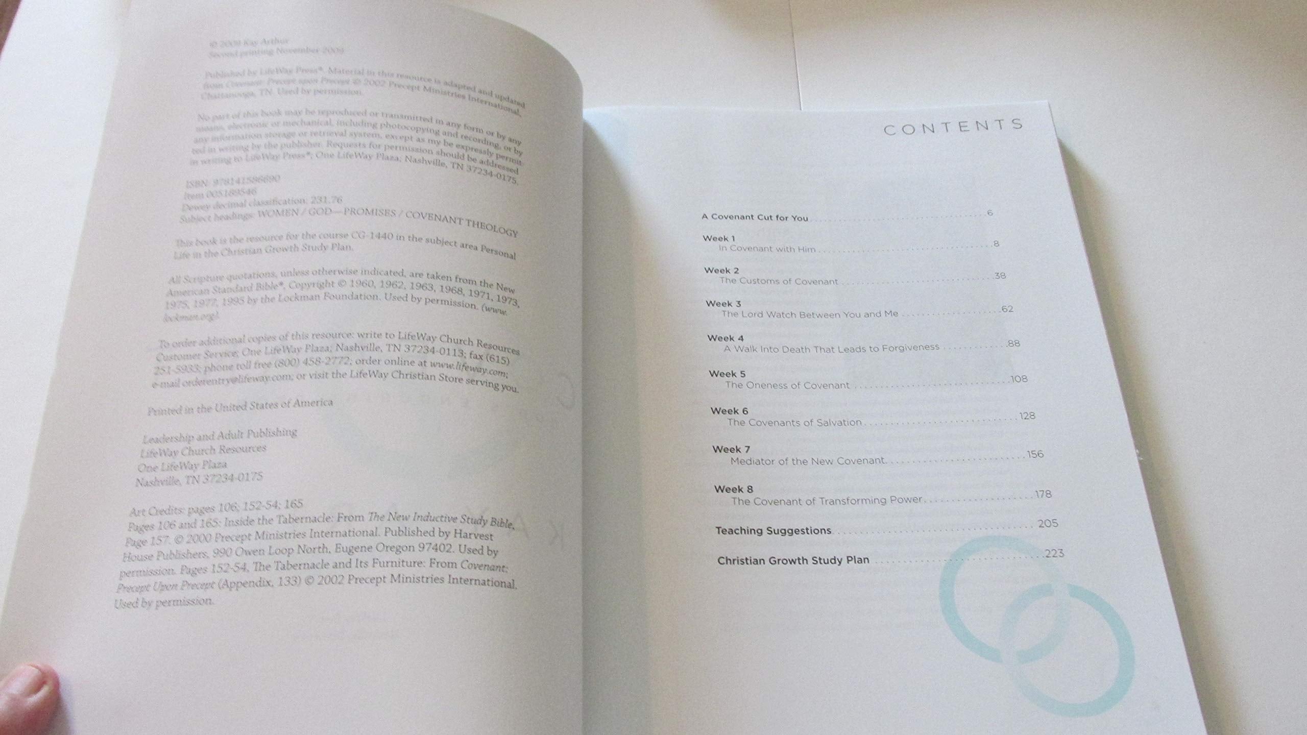 Covenant (Bible Study Book): Gods Enduring Promises,Used