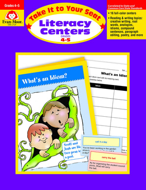Take It to Your Seat Literacy Centers, Grades 45,New