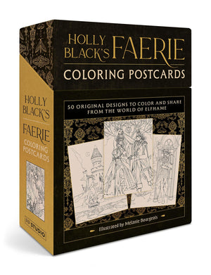 Holly BlackS Faerie Coloring Postcards: 50 Original Designs To Color And Share From The World Of Elfhame