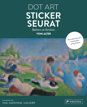 Sticker Seurat: Bathers at Asnieres Dot Art,Used