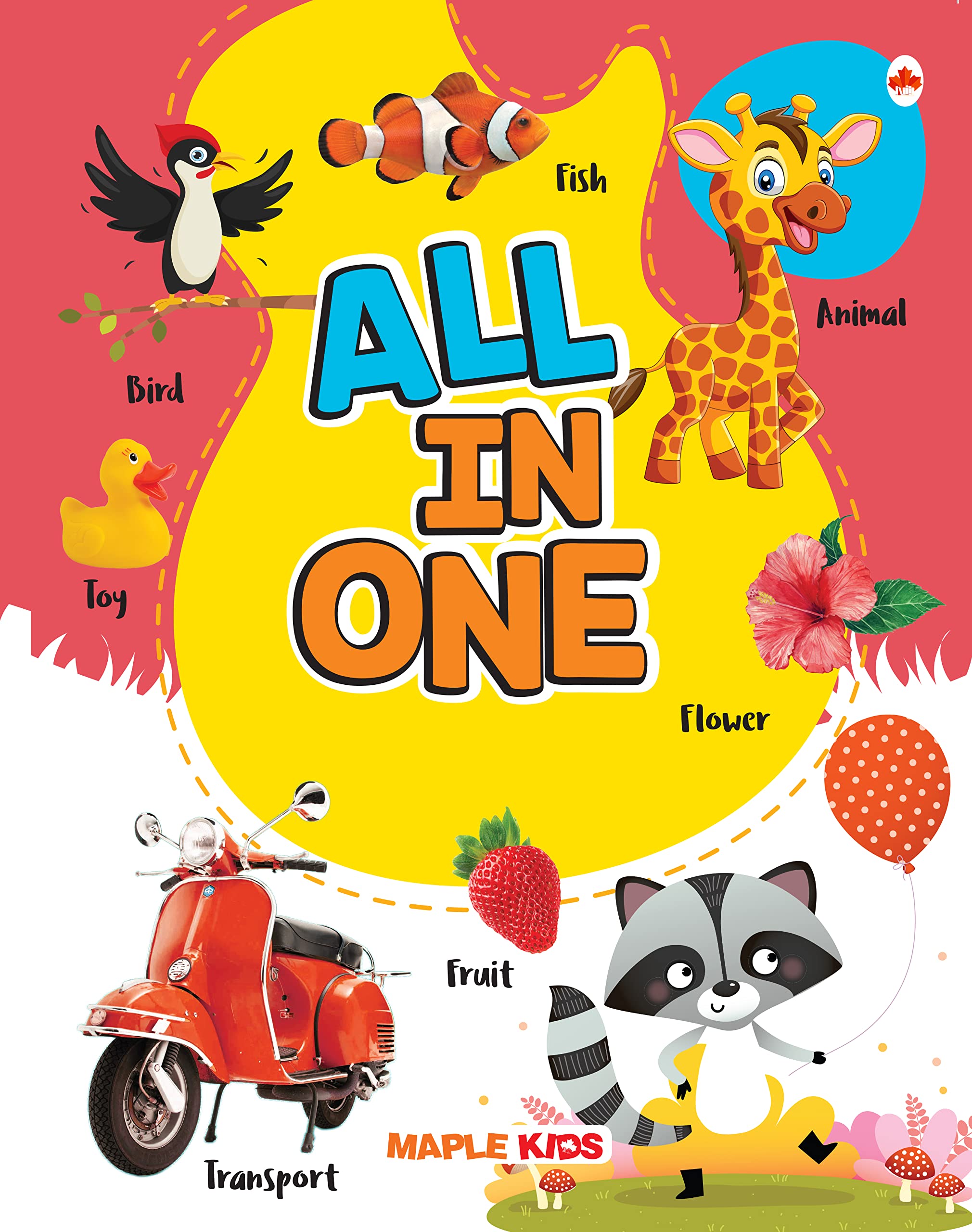 All In One - Picture Book For Kids And Early Learners  Vocabulary With 500 Words On Various Topics