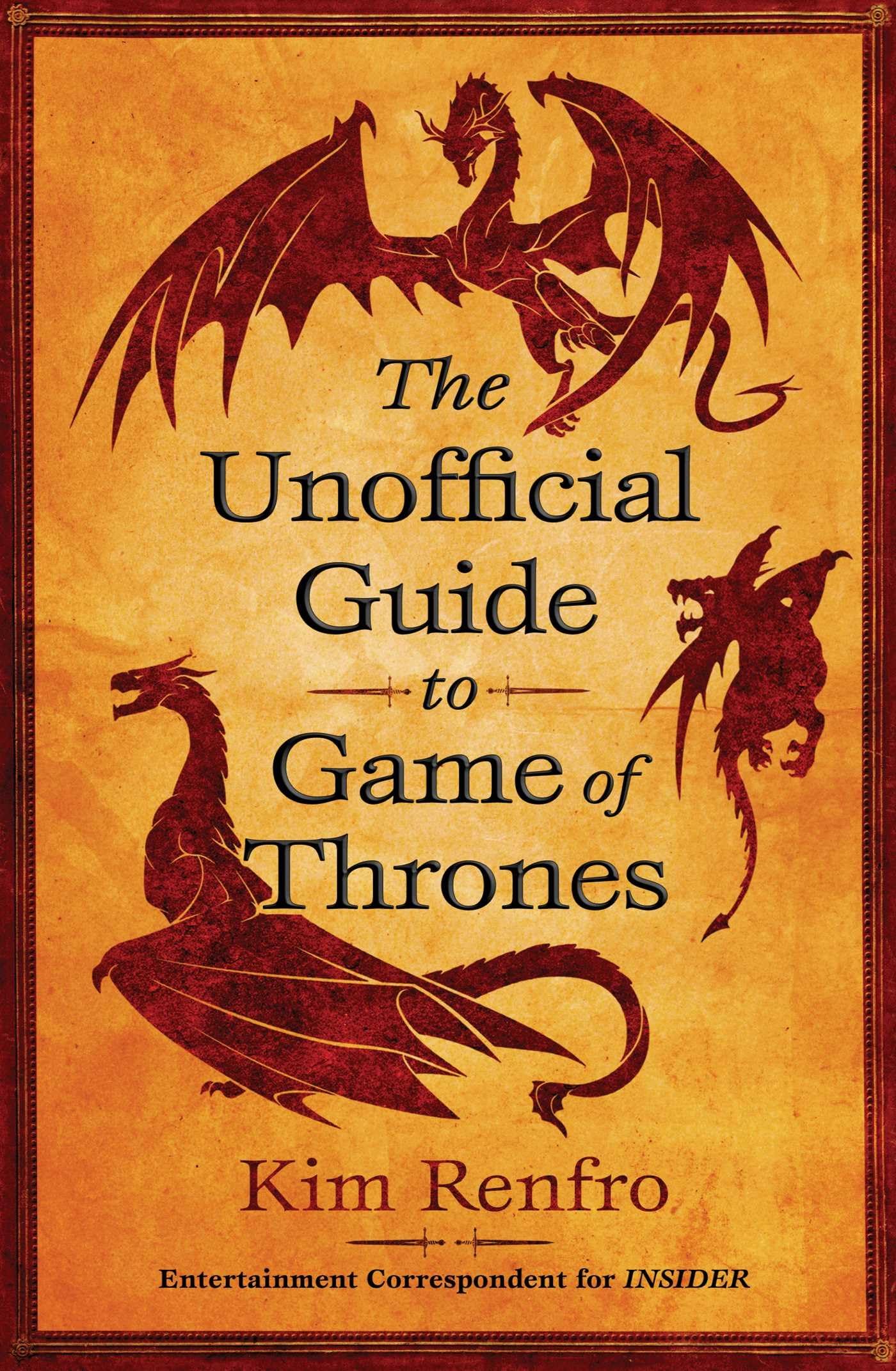 The Unofficial Guide To Game Of Thrones,Used