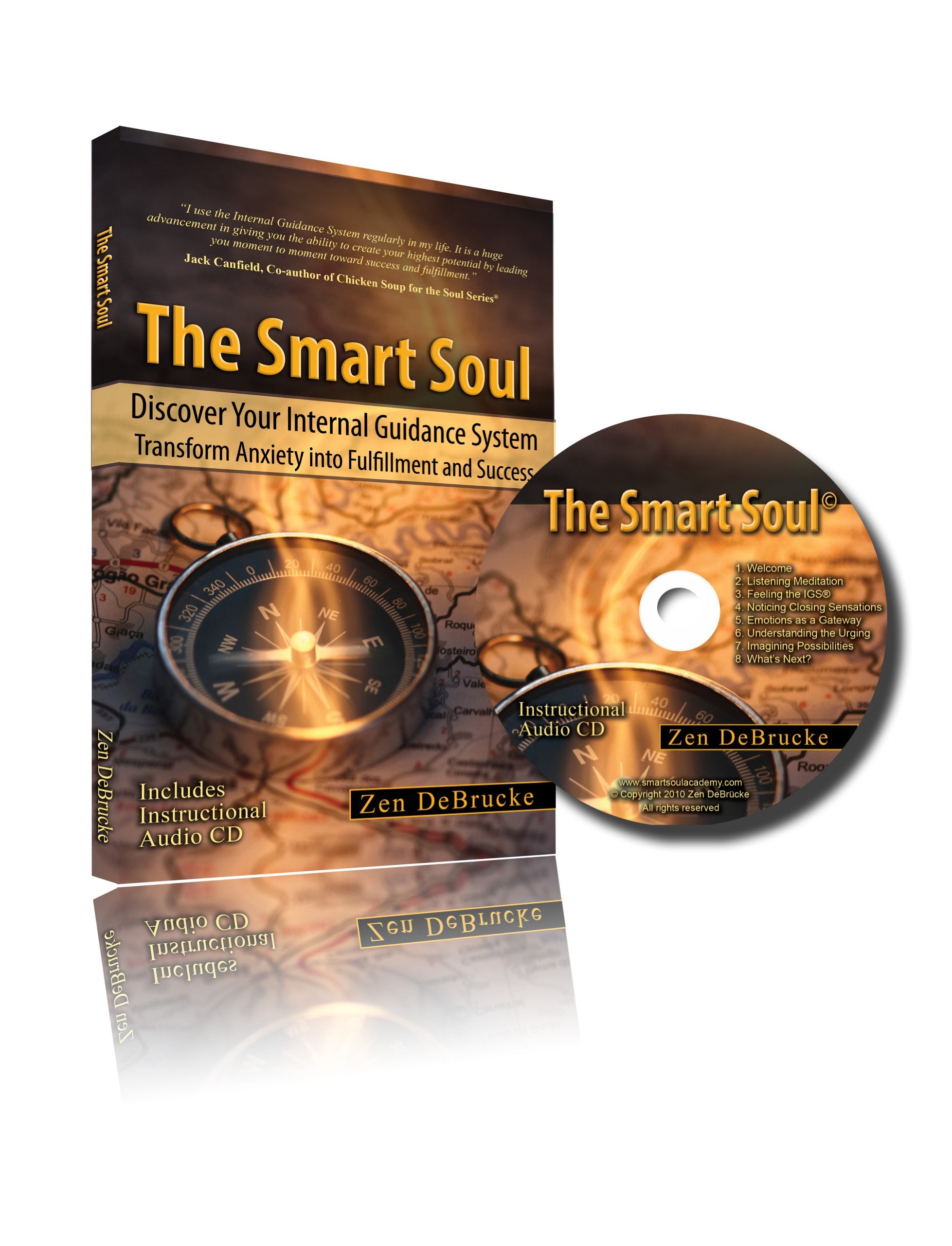 The Smart Soul Book With Audio Cd  Discovering Your Internal Guidance System, Transform Anxiety Int,New