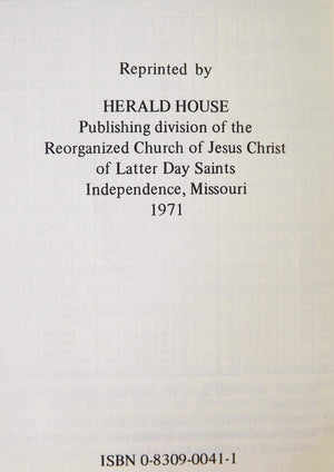 Doctrine and Covenants of the Church of the Latter Day Saints: Carefully selected from the revelations of God,,Used