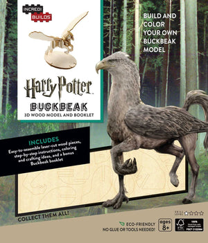 IncrediBuilds: Harry Potter: Buckbeak 3D Wood Model and Booklet,Used