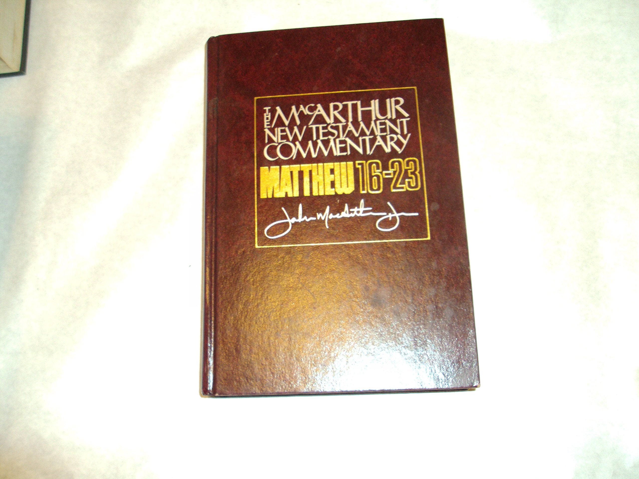 Matthew 1623: The MacArthur New Testament Commentary (Volume 3),Used