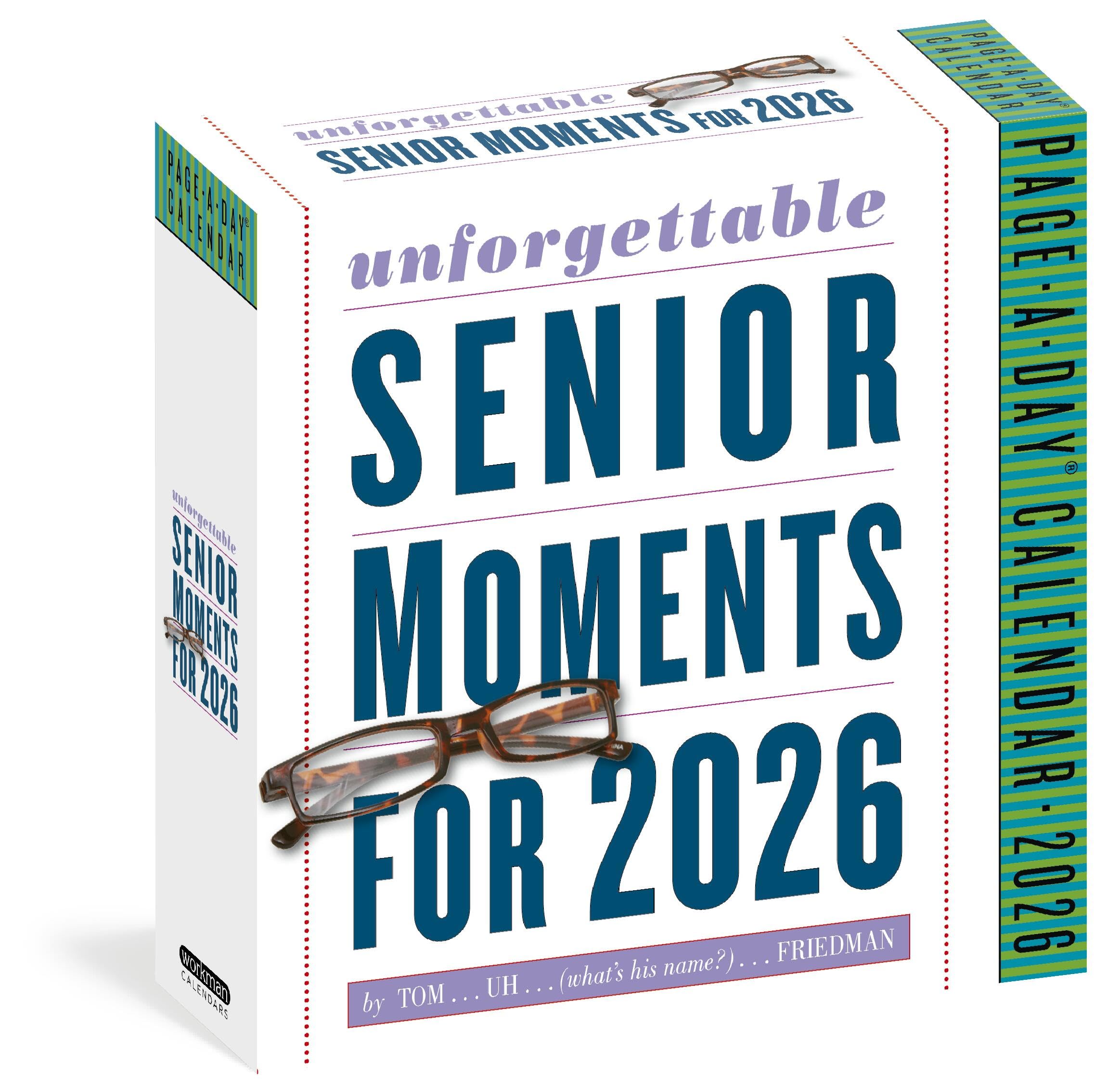 Unforgettable Senior Moments PageADay Calendar 2026