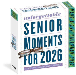 Unforgettable Senior Moments PageADay Calendar 2026