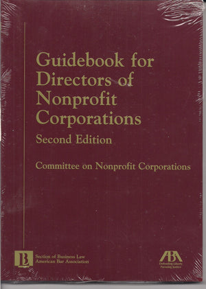 Guidebook for Directors of Nonprofit Corporations,New