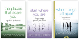 Pema Chodron 3 Books Collection Set (When Things Fall Apart, Start Where You Are & The Places That Scare You),New