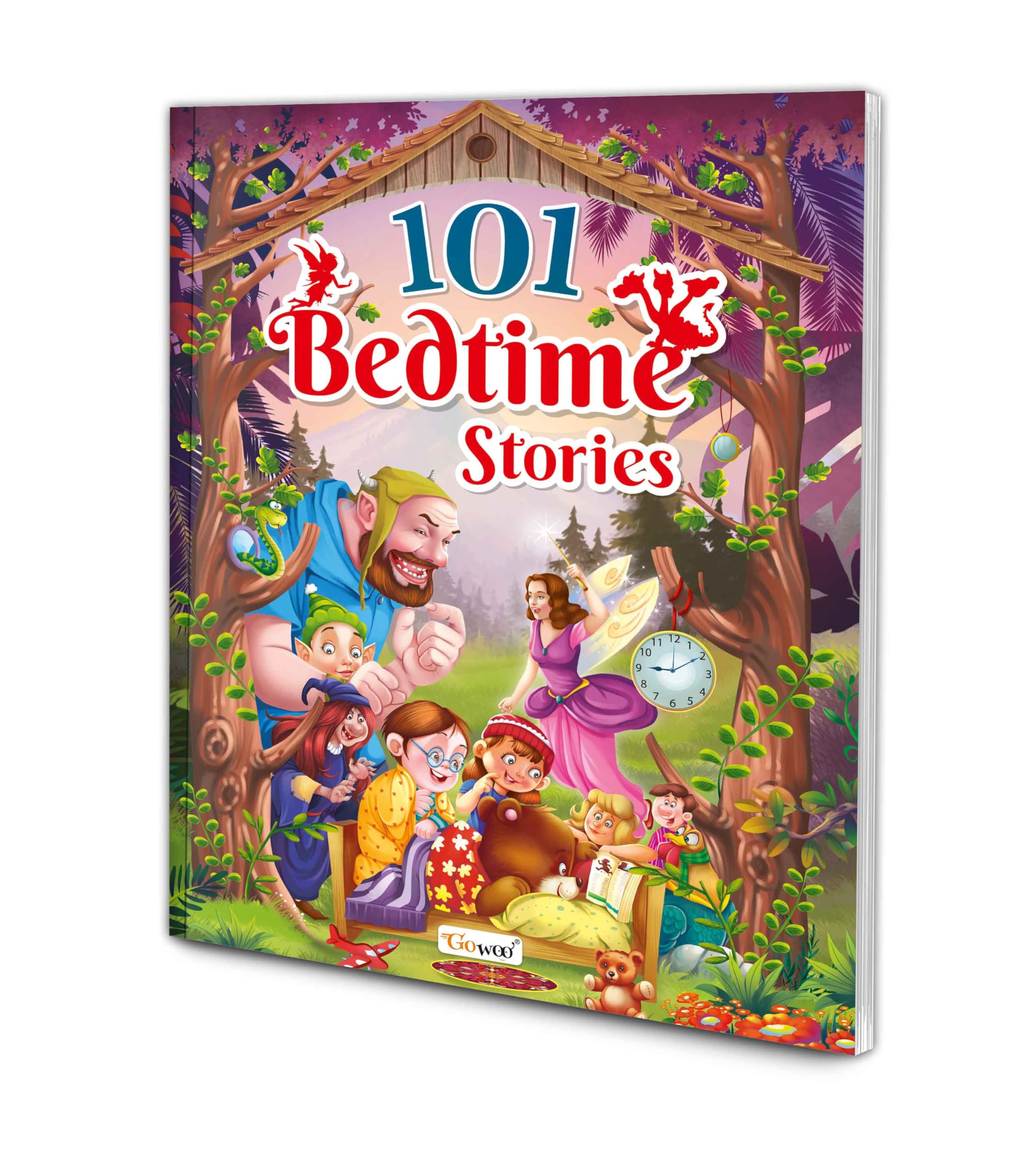 101 Bedtime Stories Book For Kids (Ages 3-12) (Paperback) : Kids Story Book, Bedtime Story Book, Storytelling Book, Educational Story Book.