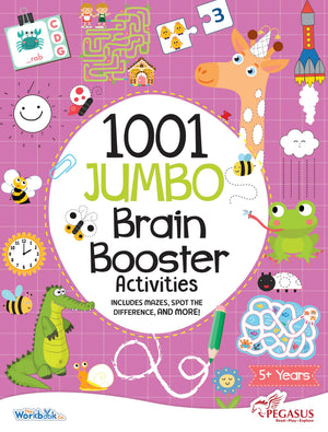 1001 Jumbo Brain Booster Activities For 5 To 8 Years Old Kids|Enhance The Child Mind With Cognitive Excellence With Interactive Activity Book