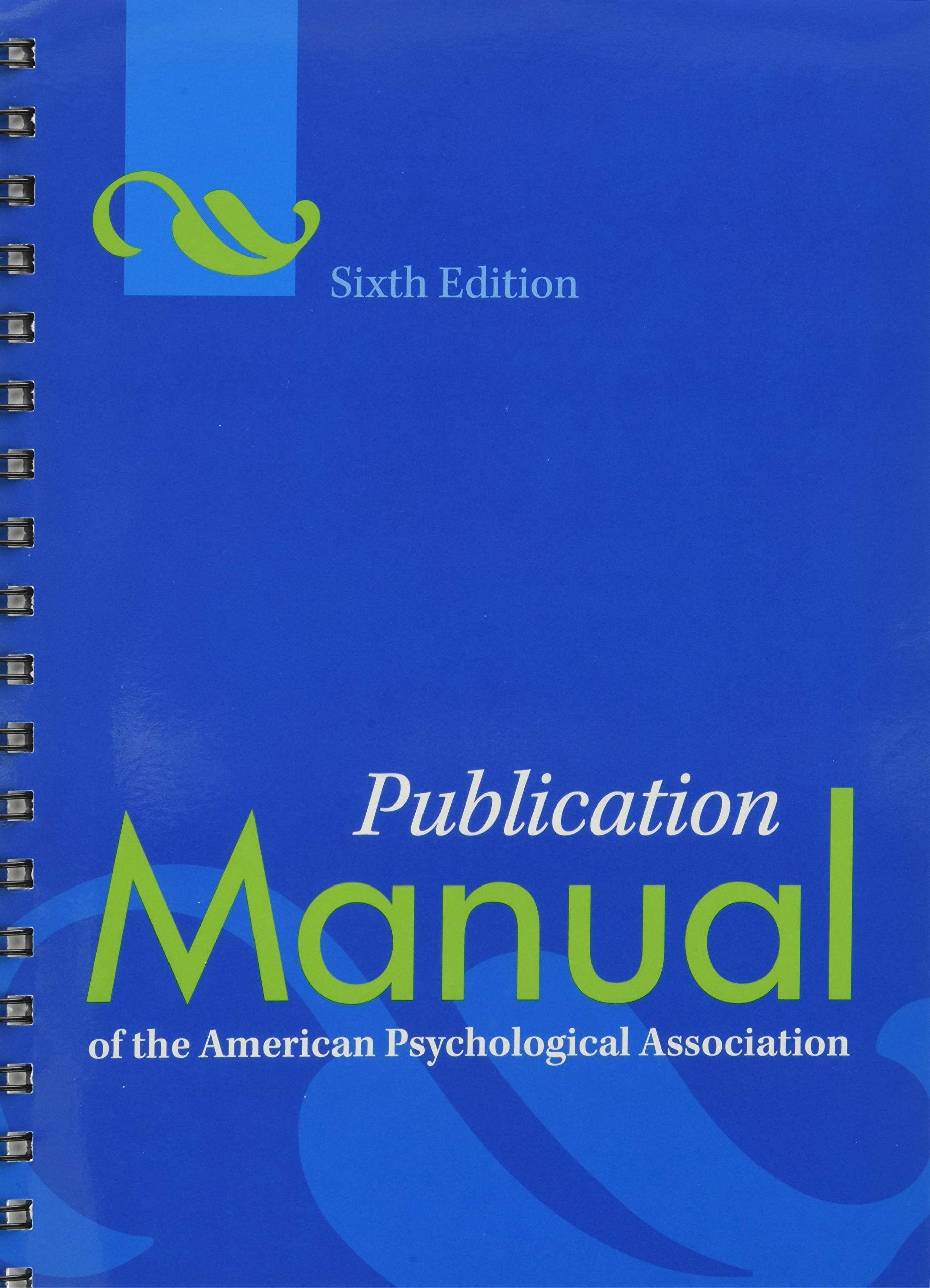 Publication Manual of the American Psychological Association,Used