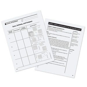 Learning Resources Base Ten Activity Book, Math Resources Booklet, 107 Page Activity Book, Homeschool Books, Math Help For Paren
