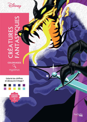 Coloriages Myst?Res Disney  Cr?Atures Fantastiques: Colorie Les Chiffres Et D?Couvre L'Image !