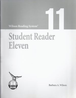 Wilson Reading System  Student Reader Eleven (11)  Third Edition,Used