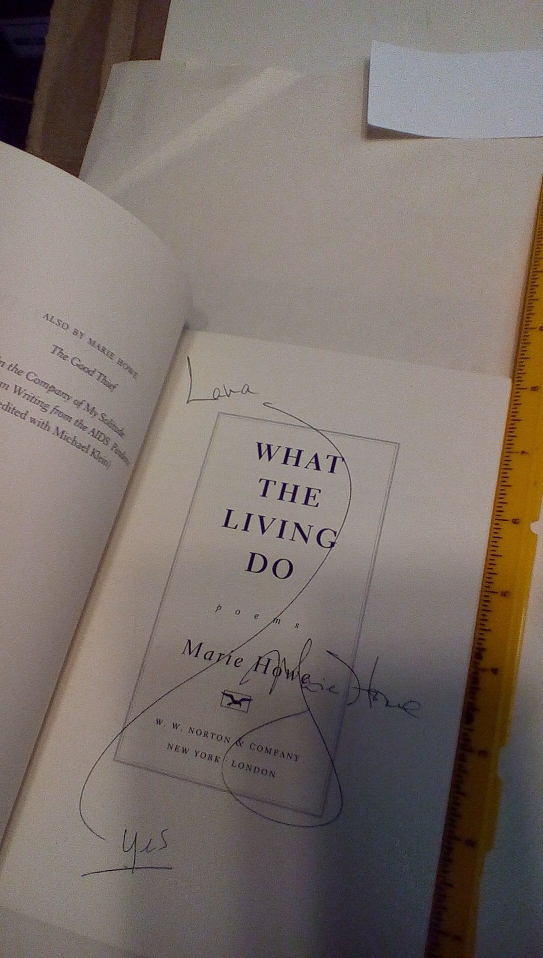 What the Living Do: Poems,Used
