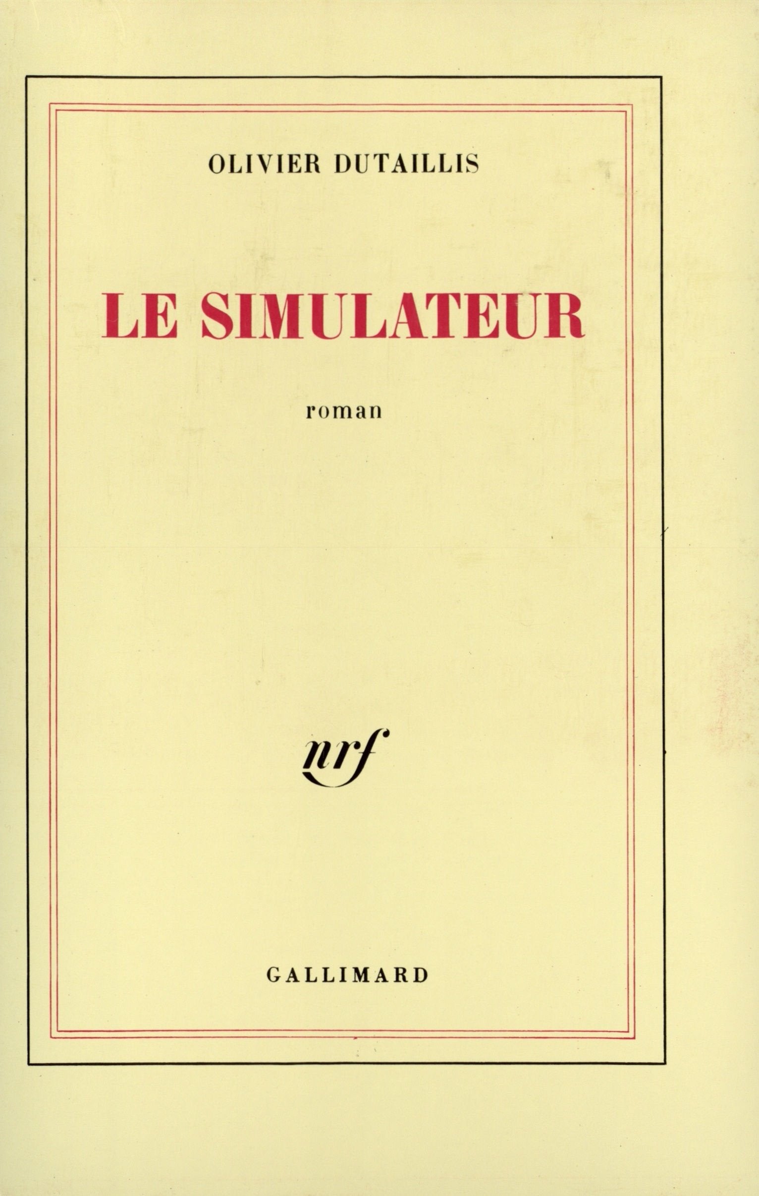 Le simulateur,Used