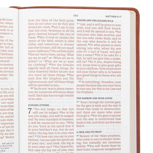 NASB Super Giant Print Reference Bible, Burnt Sienna LeatherTouch,Used