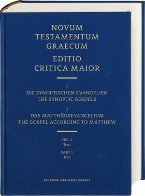 Novum Testamentum Graecum, Editio Critica Maior (Ecm) I.1/1: The Gospel According To Matthew, Text