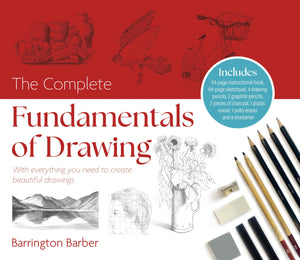 The Complete Fundamentals Of Drawing Kit: Includes An Instructional Book, A Sketchpad, Pencils And More (Sirius Drawing Kits)