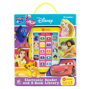 Disney Friends  Lion King, Cars, Princess, and More!  Me Reader Electronic Reader and 8 Sound Book Library  PI Kids,Used