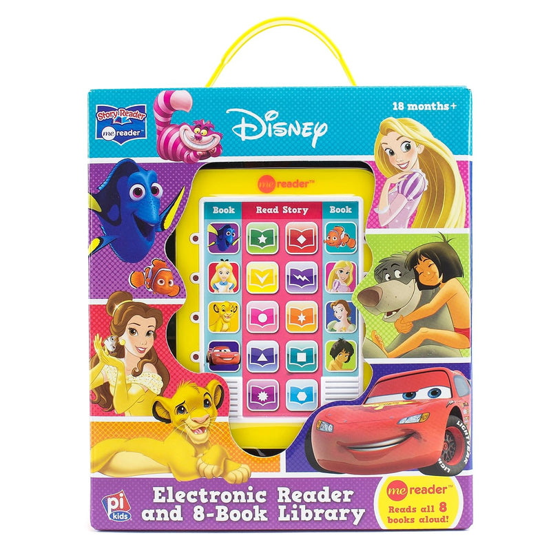 Disney Friends  Lion King, Cars, Princess, and More!  Me Reader Electronic Reader and 8 Sound Book Library  PI Kids,Used