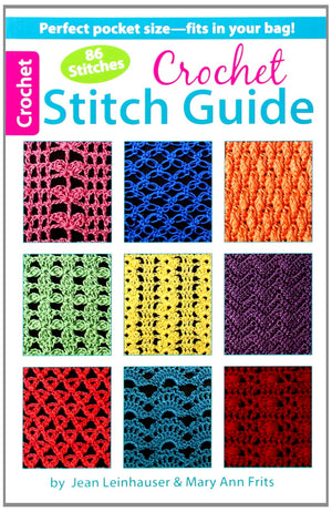 Crochet Stitch GuideHandy Pocket Sized Guide Packed with 86 Beautiful Stitch Patterns,Used