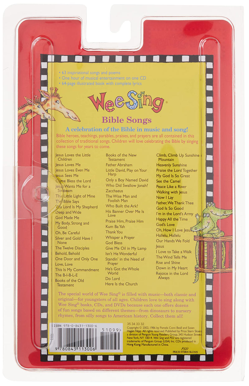 Wee Sing Bible Songs (Wee Sing) CD and Book Edition,New