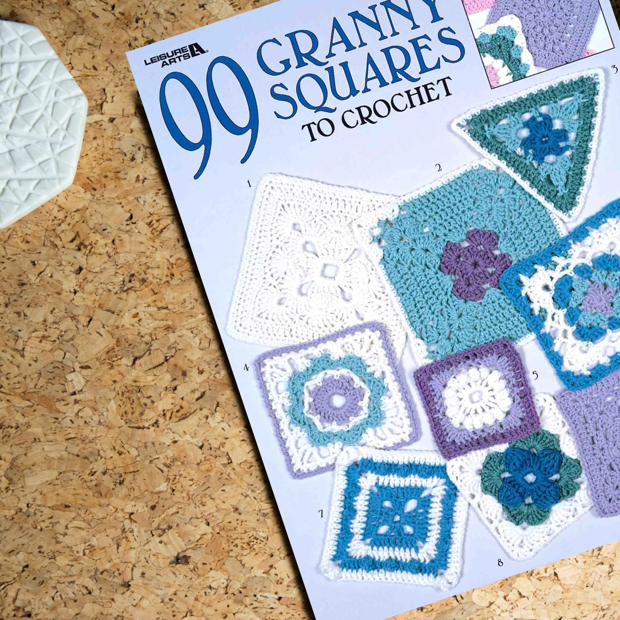 99 Granny Squares To Crochet (Leisure Arts #3078),Used