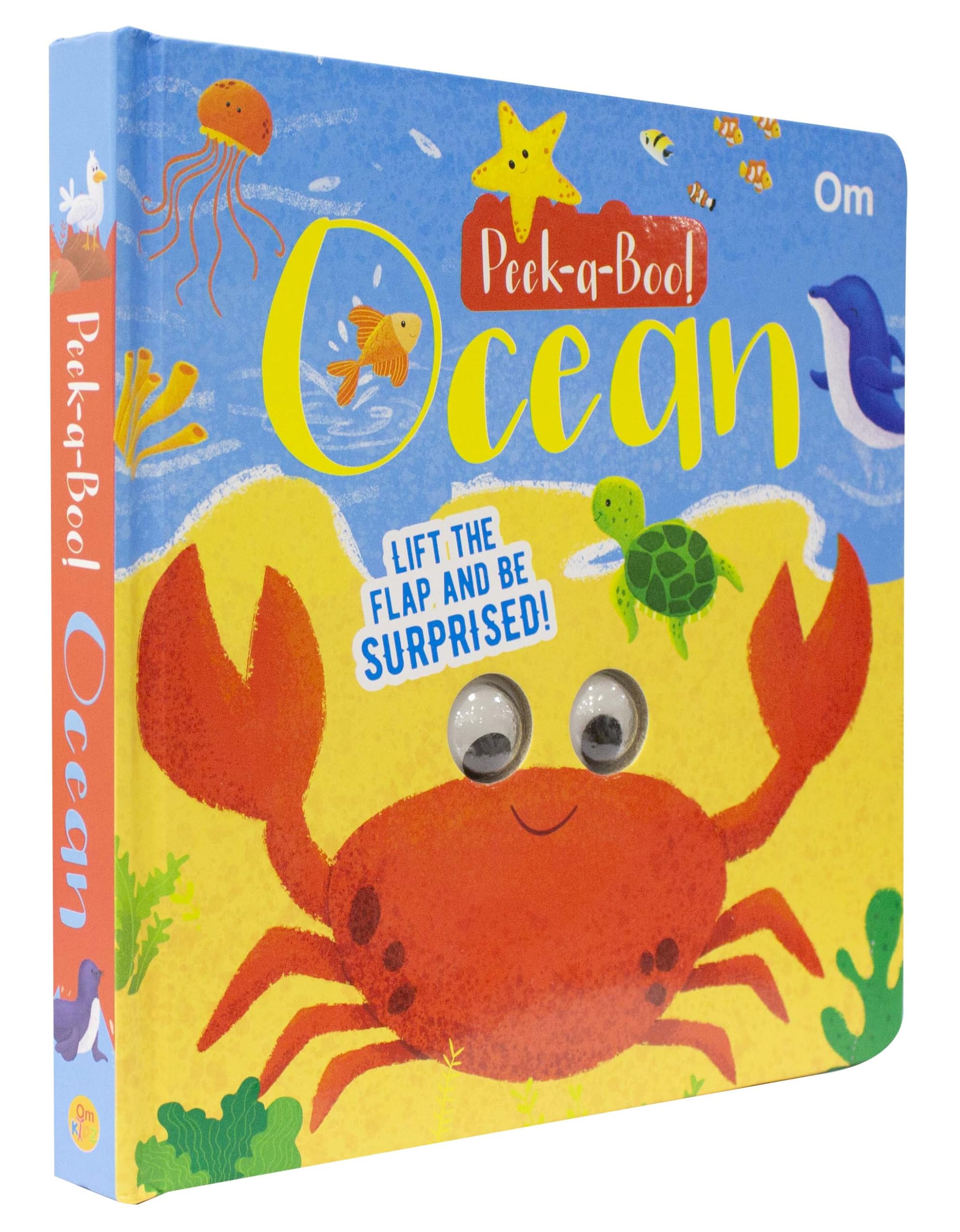 Peek-A-Boo! Ocean Board Book For Children: Lift The Flap Surprise Book For Babies And Toddlers | Interactive Ocean Animal Board Book | Learn & Play With Cute Ocean Creatures