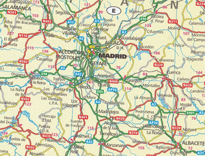 Europe Road map with Distoguide and 