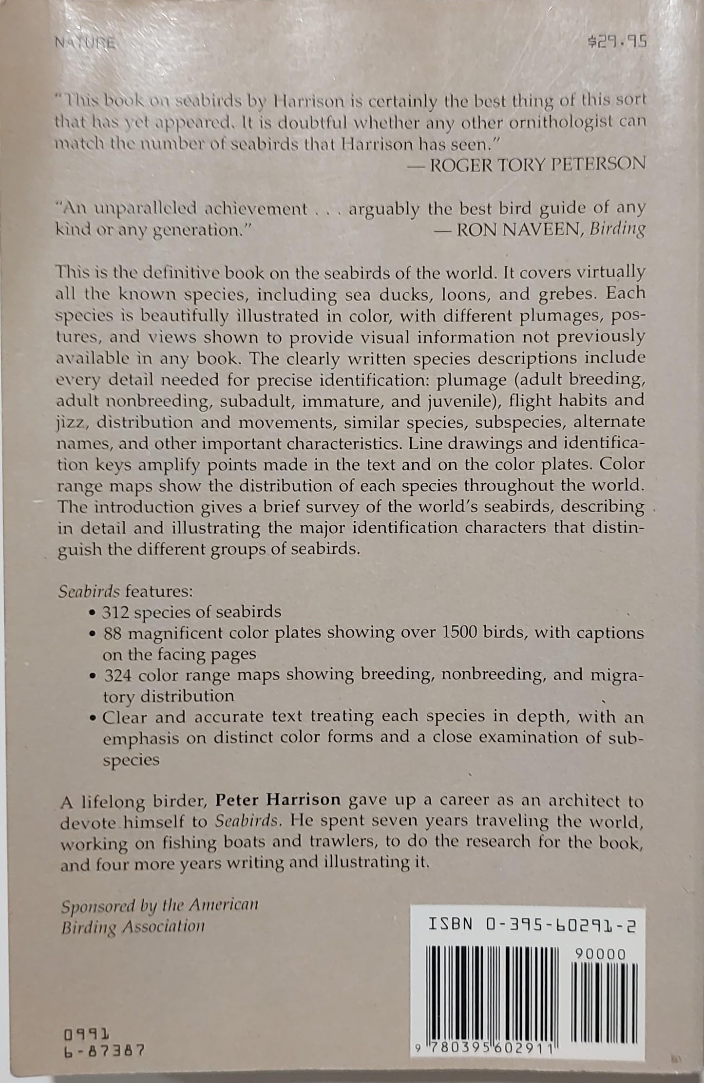 Seabirds: An Identification Guide,Used