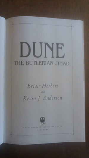 The Butlerian Jihad (Legends Of Dune #1),Used