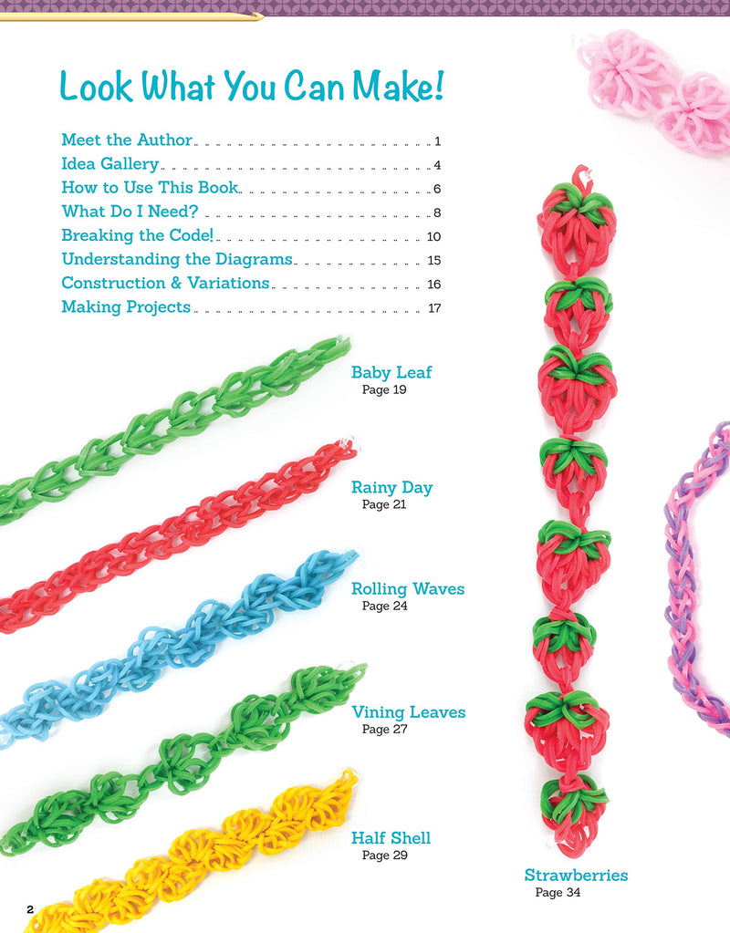 Hooked on Rubber Band Jewelry: 12 OfftheLoom Designs for Bracelets, Necklaces, and Other Accessories (Design Originals) Easy S,Used