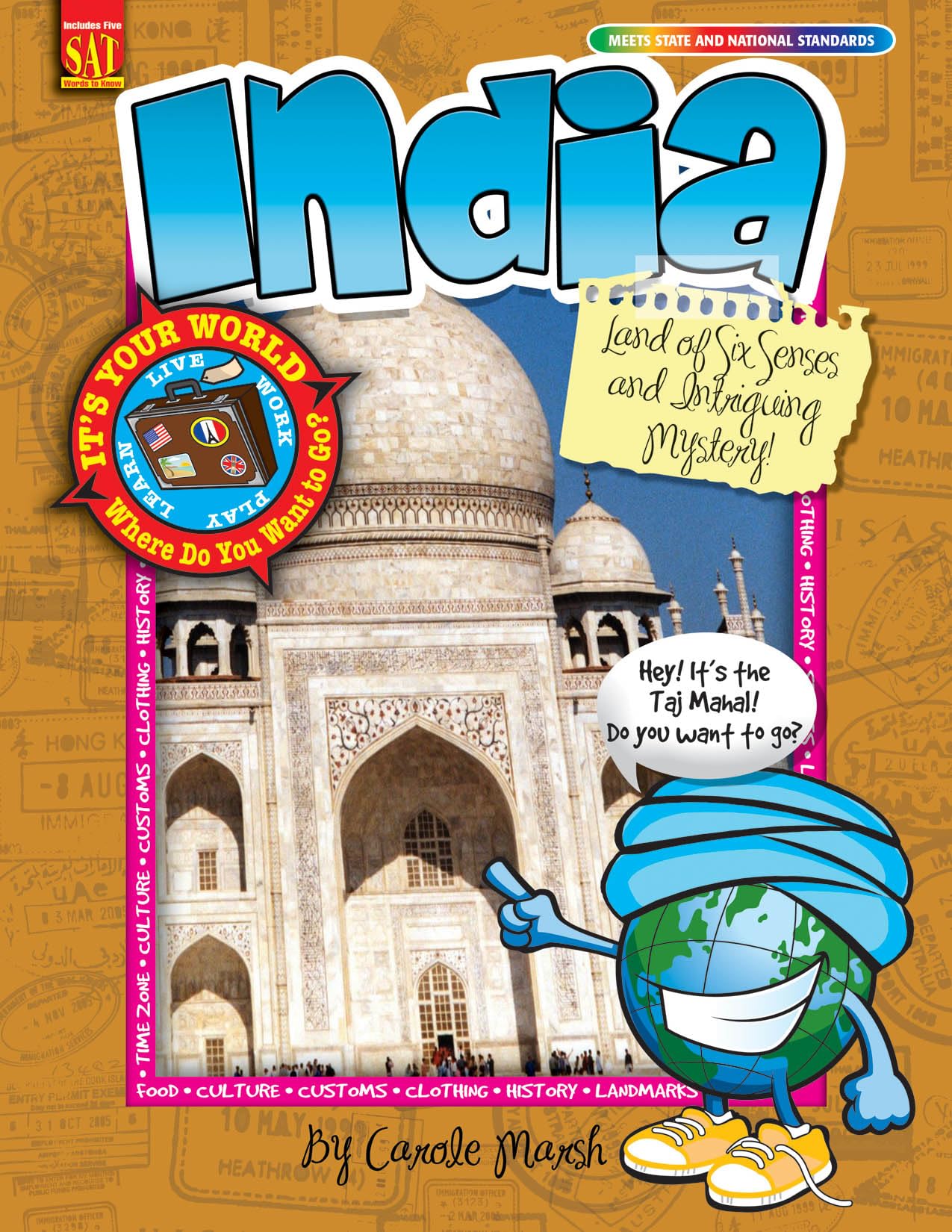 India: Land Of Six Senses And Intriguing Mystery! (It'S Your World),New
