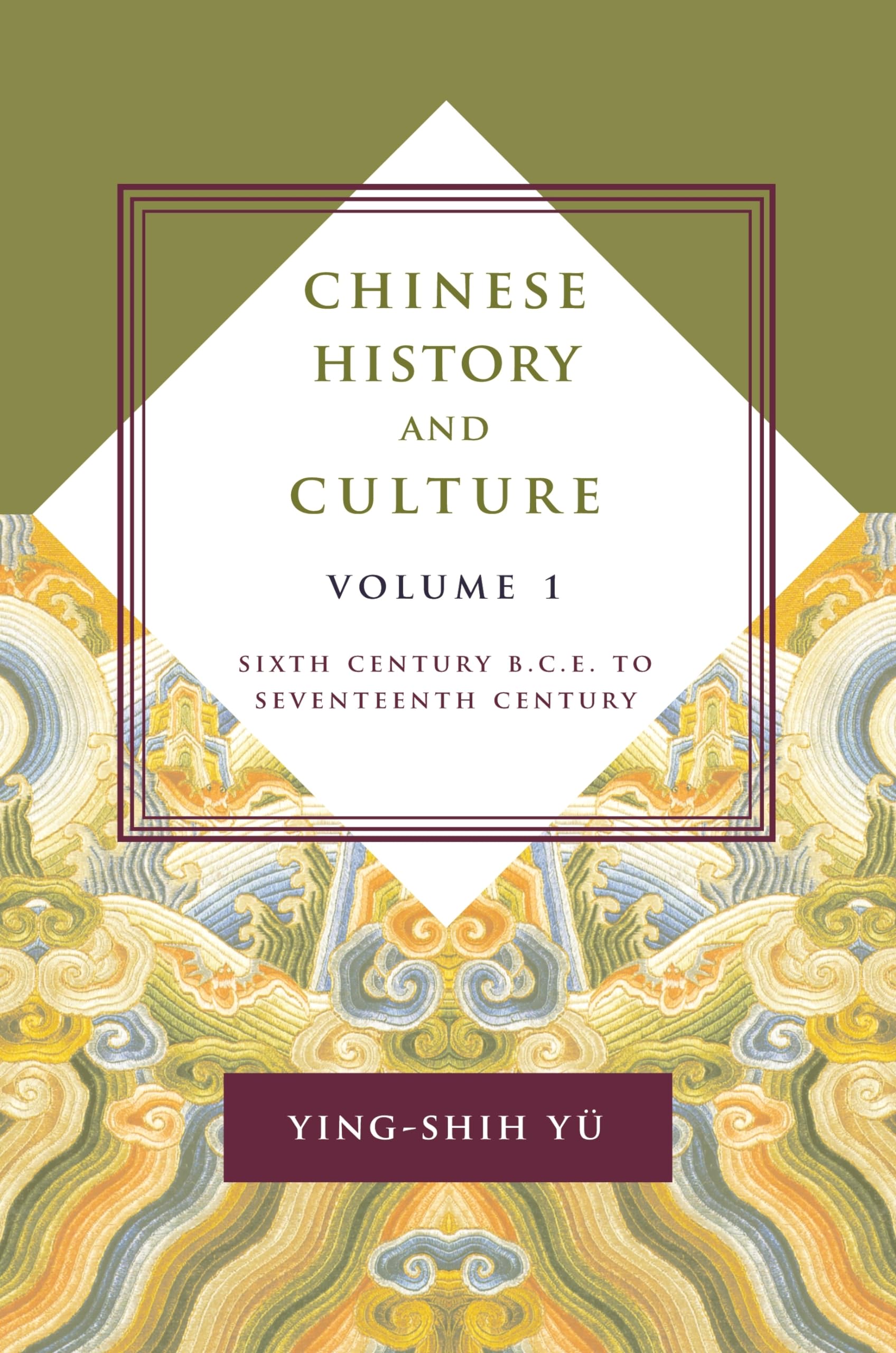 Chinese History and Culture: Sixth Century B.C.E. to Seventeenth Century, Volume 1 (Masters of Chinese Studies),Used