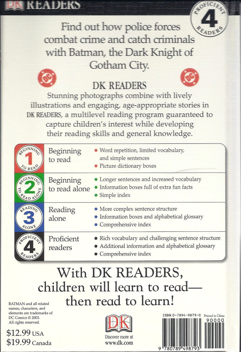 Batman's Guide to Crime & Detection (DK Readers: JLA) (DK READERS LEVEL 4),Used