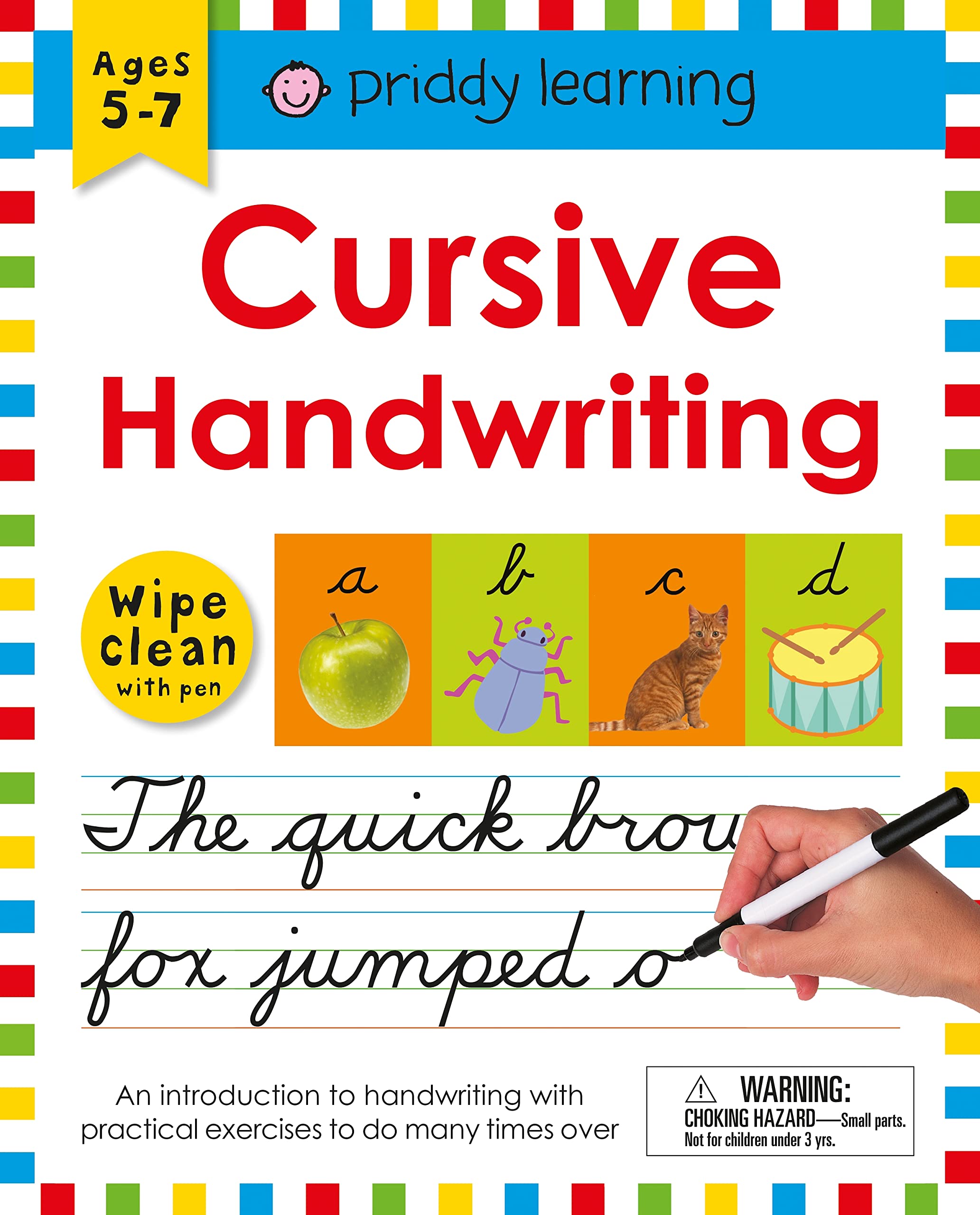 Wipe Clean Workbook: Cursive Handwriting: Ages 57; wipeclean with pen (Wipe Clean Learning Books),New