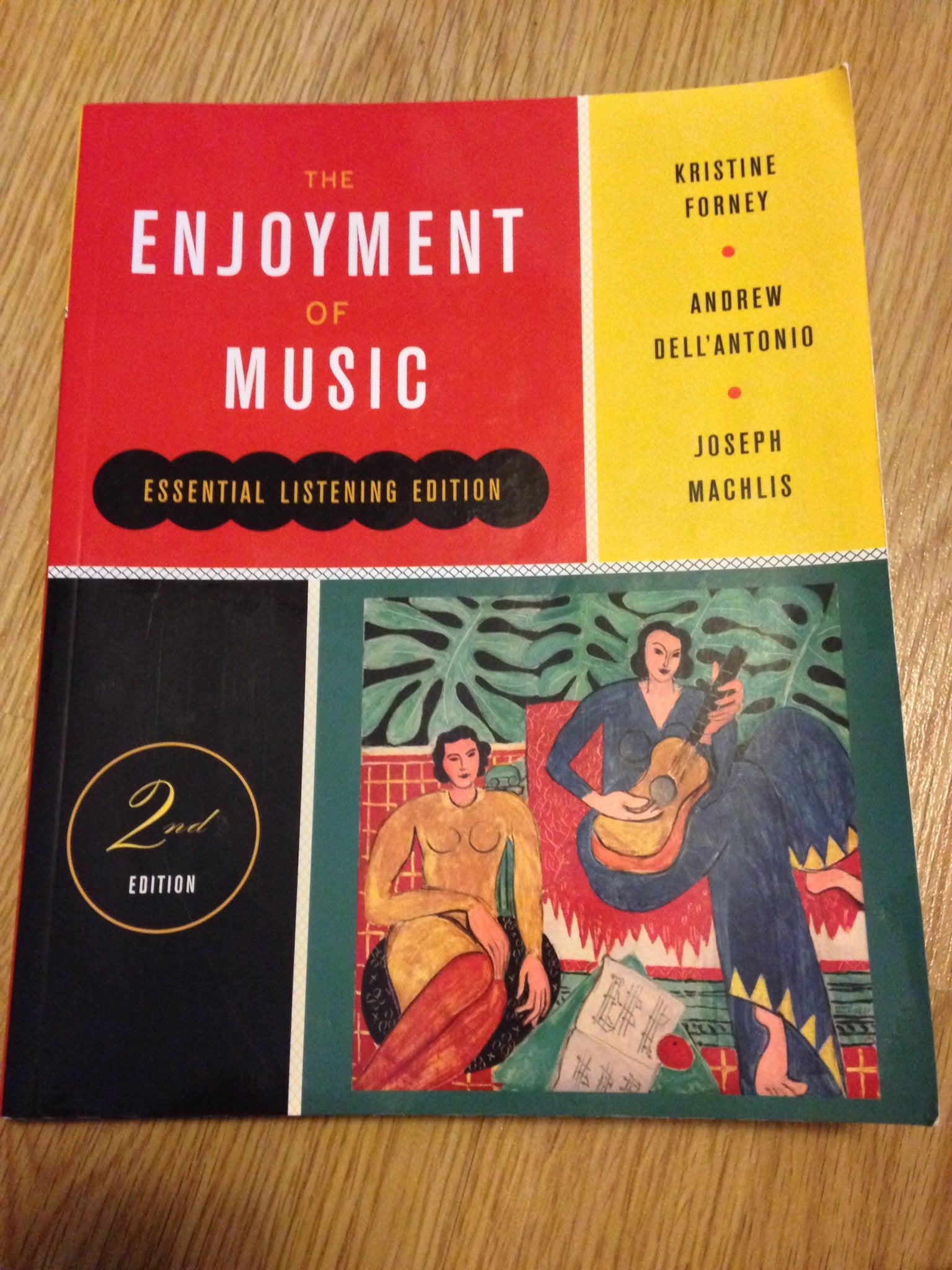 The Enjoyment of Music (Second Essential Listening Edition),Used