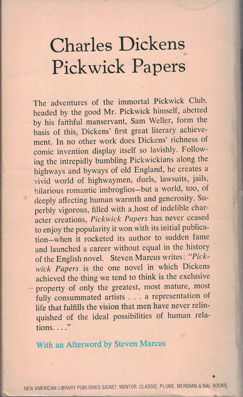 The Pickwick Papers,Used