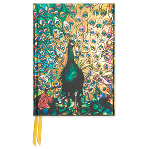 Tiffany: Displaying Peacock (Foiled Pocket Journal) (Flame Tree Pocket Notebooks),Used